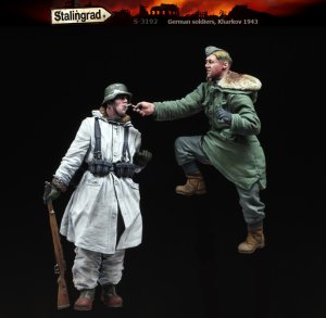 画像2: スターリングラード[ST3192]1/35ドイツ装甲擲弾兵ハリコフ1943冬(2)作戦直前の打合せ(2体セット) (2)
