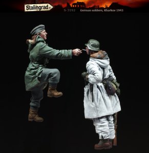 画像3: スターリングラード[ST3192]1/35ドイツ装甲擲弾兵ハリコフ1943冬(2)作戦直前の打合せ(2体セット) (3)