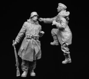 画像4: スターリングラード[ST3192]1/35ドイツ装甲擲弾兵ハリコフ1943冬(2)作戦直前の打合せ(2体セット) (4)