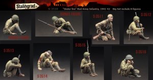 画像2: スターリングラード[ST3510]1/35ロシア赤軍兵 激戦のあと1941〜42 8体入ビッグセット (2)