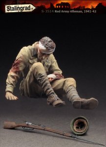 画像1: スターリングラード[ST3514]1/35露赤軍激戦のあと1941〜42(4)負傷した同志 (1)