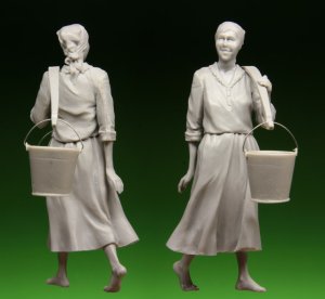 画像4: スターリングラード[ST3543]1/35WWII水汲みするロシア人女性 (4)