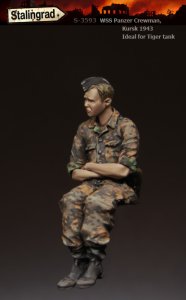 画像2: スターリングラード[ST3593]1/35武装SS戦車搭乗員クルクス1943(3)腕組する装填手 (2)