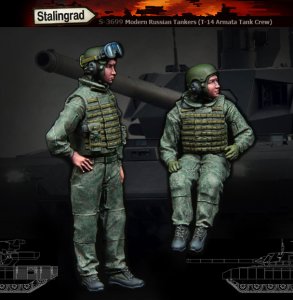 画像3: スターリングラード[ST3699]1/35現用ロシア連邦軍戦車搭乗員セット(2体セット) (3)