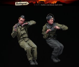 画像6: スターリングラード[ST3179]1/35 WWIIドイツパンター戦車搭乗員セット 小休止する戦車兵(2体入) コーヴェリ1944年4月 (6)