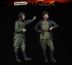 画像2: スターリングラード[ST3201]1/35 WWII ロシア戦車兵♯1 戦車指揮官セット1945(2体入) (2)