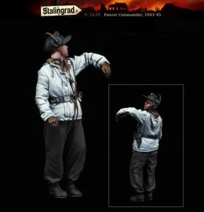 画像2: スターリングラード[ST3229]1/35 WWII ドイツIV号戦車搭乗員1945(3)前線を見据える戦車長 (2)