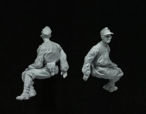 画像4: スターリングラード[ST3271]1/35 WWII ドイツ 腰掛ける兵士 1943-44 (4)
