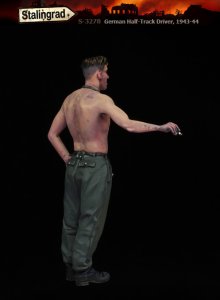 画像3: スターリングラード[ST3278]1/35 WWII ドイツ 半裸のハーフトラック運転手 1943-44 (3)