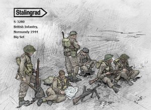 画像1: スターリングラード[ST3280]1/35 WWII イギリス歩兵 ノルマンディー1944 ビッグセット(6体入) (1)