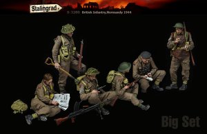 画像2: スターリングラード[ST3280]1/35 WWII イギリス歩兵 ノルマンディー1944 ビッグセット(6体入) (2)