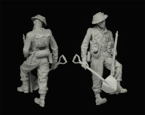 画像4: スターリングラード[ST3281]1/35 WWII イギリス シャベルを持つ歩兵 ノルマンディー1944 (4)