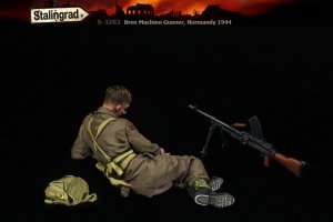 画像3: スターリングラード[ST3282]1/35 WWII イギリス 休憩中のブレン軽機関銃手 ノルマンディー1944 (3)
