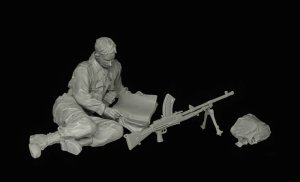 画像4: スターリングラード[ST3282]1/35 WWII イギリス 休憩中のブレン軽機関銃手 ノルマンディー1944 (4)
