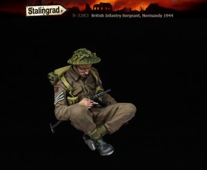 画像2: スターリングラード[ST3283]1/35 WWII イギリス 休息中の軍曹 ノルマンディー1944 (2)