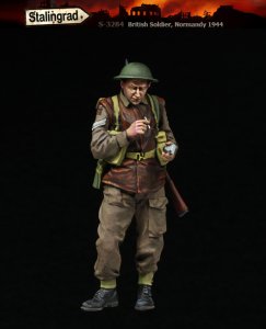 画像2: スターリングラード[ST3284]1/35 WWII イギリス タバコを吸う歩兵 ノルマンディー1944 (2)