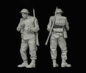 画像4: スターリングラード[ST3284]1/35 WWII イギリス タバコを吸う歩兵 ノルマンディー1944 (4)