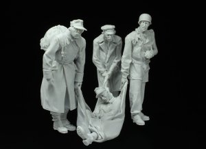 画像3: スターリングラード[ST3291]1/35 WWII ドイツ 傷ついた戦友 ドイツ軍捕虜 1945年(4体入) (3)