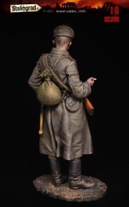 画像2: スターリングラード[ST603]1/16 WWII 露/ソ タバコを吸うソビエト軍兵士 1945 (2)