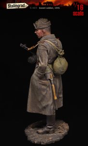 画像3: スターリングラード[ST603]1/16 WWII 露/ソ タバコを吸うソビエト軍兵士 1945 (3)