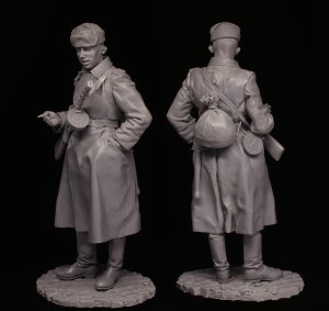 画像5: スターリングラード[ST603]1/16 WWII 露/ソ タバコを吸うソビエト軍兵士 1945 (5)