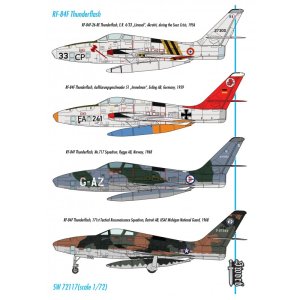 画像2: ソード[SWD72117]1/72 RF-84Fサンダーフラッシュ　パート2 (2)