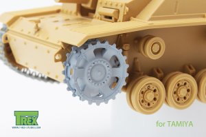 画像2: T-Rex Studio[TR35008-2]1/35 III号突撃砲用起動輪セット後期型A タミヤ用 (2)