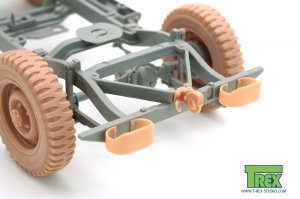 画像3: T-Rex Studio[TR35054]1/35 ウィリスMB用リアパネルセット 牽引用フック付 タコム用 (3)