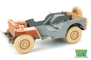 画像3: T-Rex Studio[TR35055]1/35 ウィリスMB用自重変形タイヤセット/スペアタイヤ付 タコム用 (3)