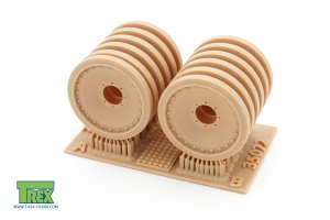 画像5: T-Rex Studio[TR35072]1/35 WWII ドイツパンター戦車ゴム付転輪セット(2種類 各6個) (5)