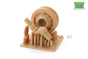 画像4: T-Rex Studio[TR35075-3]1/35 WWII ドイツパンサー戦車600mm径誘導輪 整備分解仕様 1個セット(タミヤ用) (4)