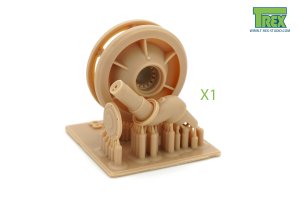 画像4: T-Rex Studio[TR35079-2]1/35 WWIIドイツパンサー戦車665mm径誘導輪リブバック型 整備分解仕様 1個セット(ドラゴン用) (4)