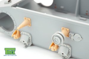 画像3: T-Rex Studio[TR35095]1/35 WWII ドイツIV号戦車用上部支持輪支柱 鋳造型セット(ドラゴン/ボーダー用) (3)