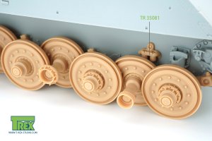 画像2: T-Rex Studio[TR35097]1/35 WWII ドイツパンター用80cmスチール転輪セット(16個) (2)