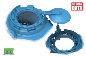 画像8: T-Rex Studio[TR35150]1/35 WWII ドイツ タイガーI後期型用キューポラセット 初期タイプ (8)