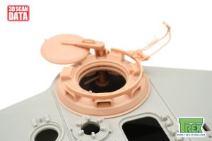 画像6: T-Rex Studio[TR35152-2]1/35 WWII ドイツ キングタイガー用 溶接タイプキューポラセット 水抜きスリットなし(ホビーボス用) (6)