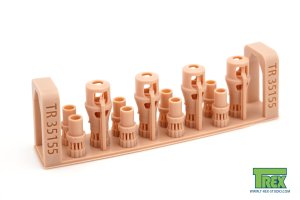 画像4: T-Rex Studio[TR35155]1/35 WWII ドイツ 8.8cm KwK/Pak用マズルブレーキ 後期タイプ1(4個入) (4)