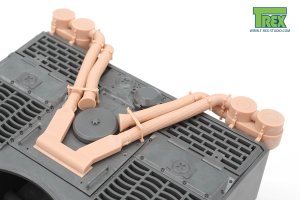画像3: T-Rex Studio[TR35160-1]1/35 WWII ドイツ タイガーI重戦車用 エアクリーナー/吸気パイプ タイプA (3)