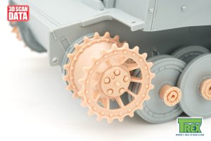 画像3: T-Rex Studio[TR35165-1]1/35 WWII ドイツ タイガーI重戦車初期型用起動輪 タイプ1(汎用) (3)