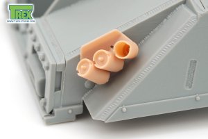 画像4: T-Rex Studio[TR35177]1/35 WWII ドイツ III号突撃砲G型用 スモークディスチャージャーセット (4)