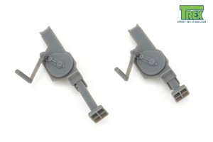 画像4: T-Rex Studio[TR35180]1/35 WWII ドイツ 戦車用20tジャッキ ロングタイプ(2個入) (4)