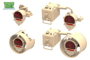 画像8: T-Rex Studio[TR35190-2]1/35 現用 アメリカ M1A2 SEPエイブラムス主力戦車用 ライトセット (8)