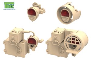 画像9: T-Rex Studio[TR35191-2]1/35 現用 アメリカ M1A2 SEP V2エイブラムス主力戦車用 ライトセット LEDタイプ カメラ付 (9)