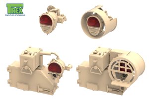 画像8: T-Rex Studio[TR35192]1/35 現用 アメリカ M1A2 SEP V3エイブラムス主力戦車用 ライトセット (8)