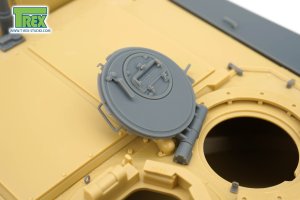画像2: T-Rex Studio[TR35193]1/35 現用 アメリカ M1A1エイブラムス主力戦車初期型用 装填手ハッチ 平面型ブローオフパネル (2)