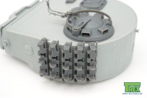 画像3: T-Rex Studio[TR35200-2]1/35 WWII ドイツ タイガーI重戦車中期型用 予備履帯ホルダーセット(10個入/滑り止め付履帯20個付) (3)