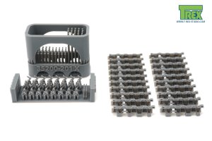 画像6: T-Rex Studio[TR35201]1/35 WWII ドイツ タイガーI重戦車後期型(40mm厚天板)用 予備履帯ホルダーセット(10個入/滑り止め付履帯20個付) (6)