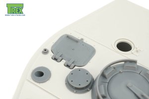 画像3: T-Rex Studio[TR35206]1/35 WWII ドイツ キングタイガー重戦車ヘンシェル砲塔用 40mm厚装填手ハッチ 1944年7月以降 (3)
