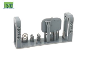 画像6: T-Rex Studio[TR35206]1/35 WWII ドイツ キングタイガー重戦車ヘンシェル砲塔用 40mm厚装填手ハッチ 1944年7月以降 (6)