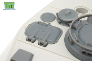 画像3: T-Rex Studio[TR35207]1/35 WWII ドイツ キングタイガー重戦車ポルシェ砲塔型用 装填手ハッチ (3)